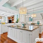 کابینت MDF نئو کلاسیک با پوشش رنگ پلی اورتان